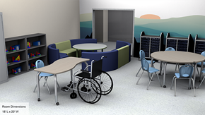 Elementary School Resource Room - Overall View